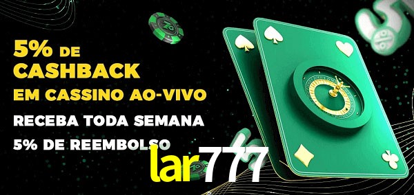 Promoções do cassino ao Vivo lar777